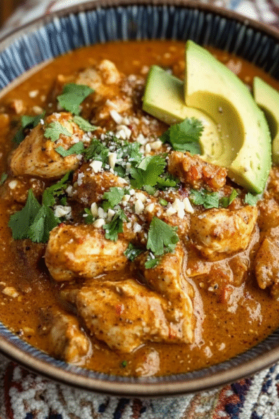 Guatemalan Spiced Chicken Stew with Seeds