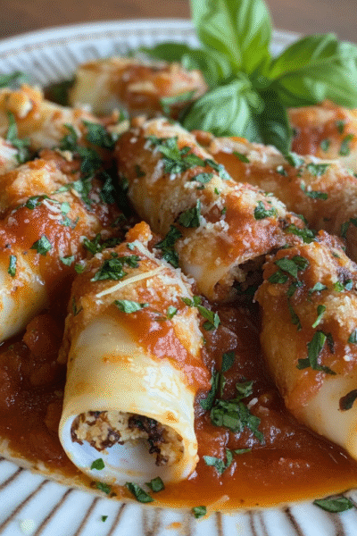 Italian Stuffed Calamari