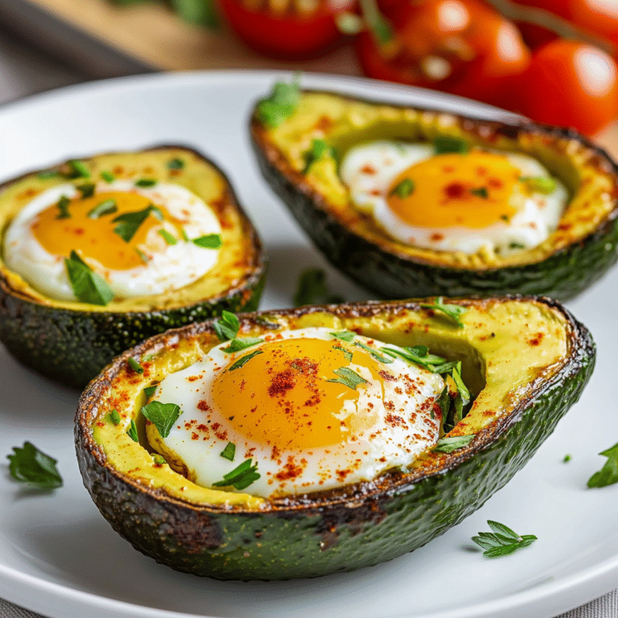 Keto Baked Egg Boats