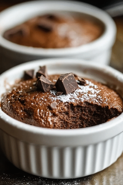 Keto Chocolate Soufflé