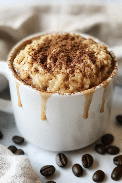 Keto Coffee Cake Mug Cake