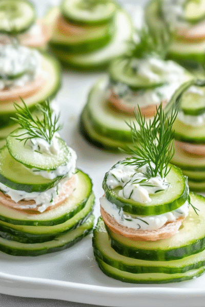 Keto Cucumber Sandwiches