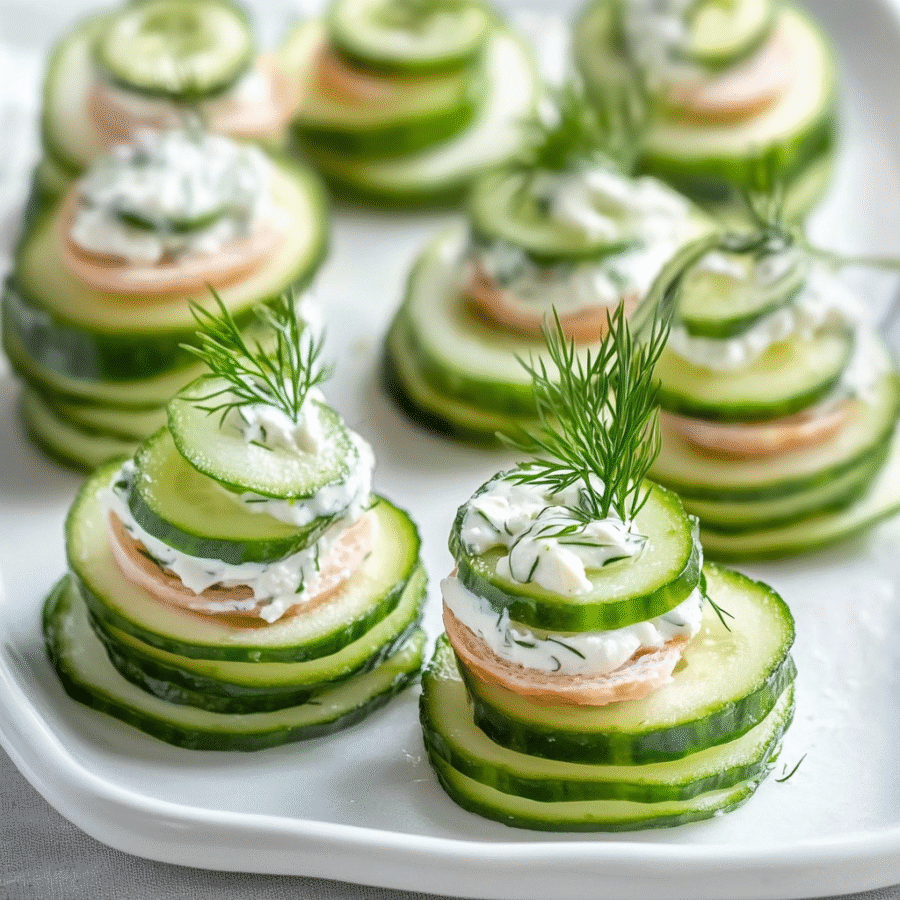 Keto Cucumber Sandwiches