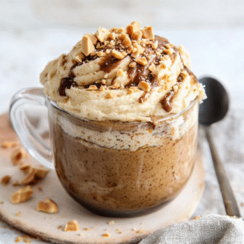 Keto Fluffernutter Mug Cake