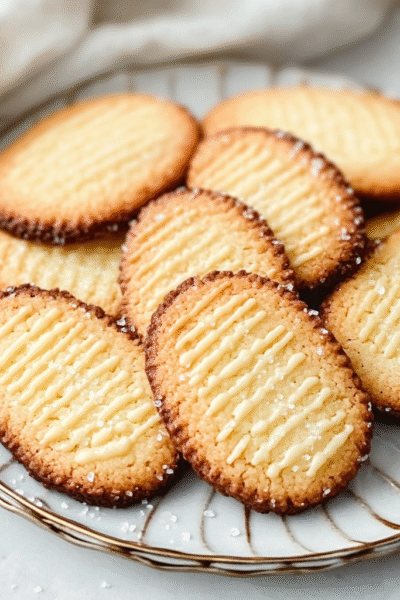 Keto French Salted Butter Cookies