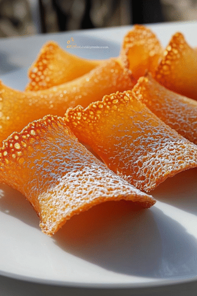 Keto Orange Tuiles