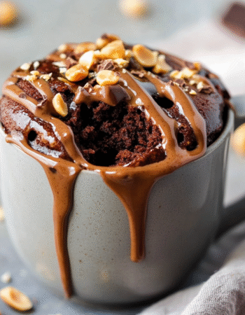 Keto Peppercorn Sauce Peanut Butter Chocolate Lava Mug Cake