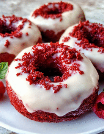 Keto Red Velvet Doughnuts