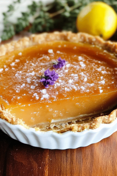 Keto Salted Honey Pie