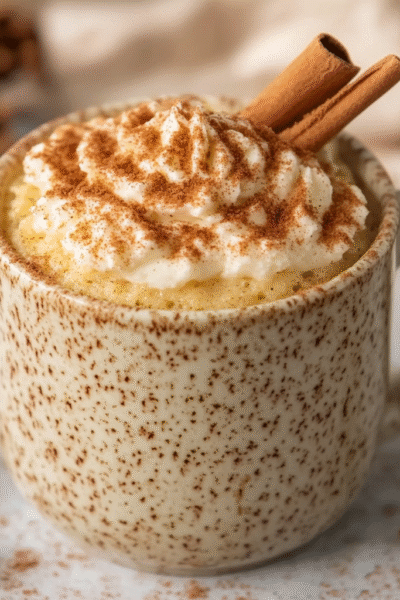 Keto Snickerdoodle Mug Cake