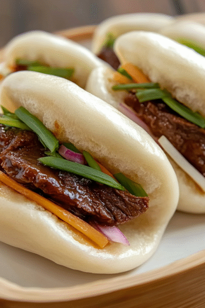 Keto Tender Beef Bao Buns