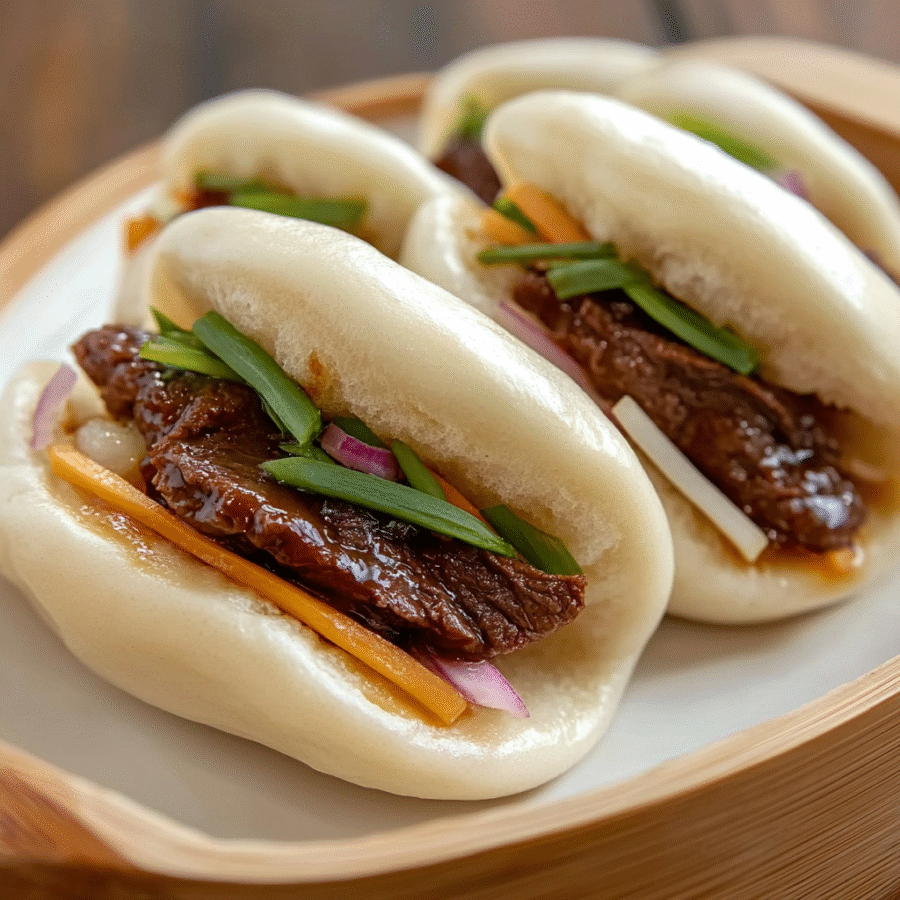 Keto Tender Beef Bao Buns
