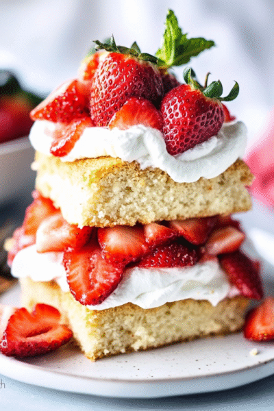 Low Carb Strawberry Shortcake