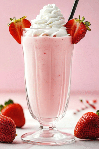 McKeto Strawberry Milkshake