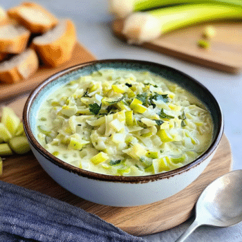 My grandmother's slimming leek fondue