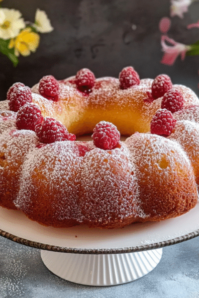 One-Bowl Jam Doughnut Cake
