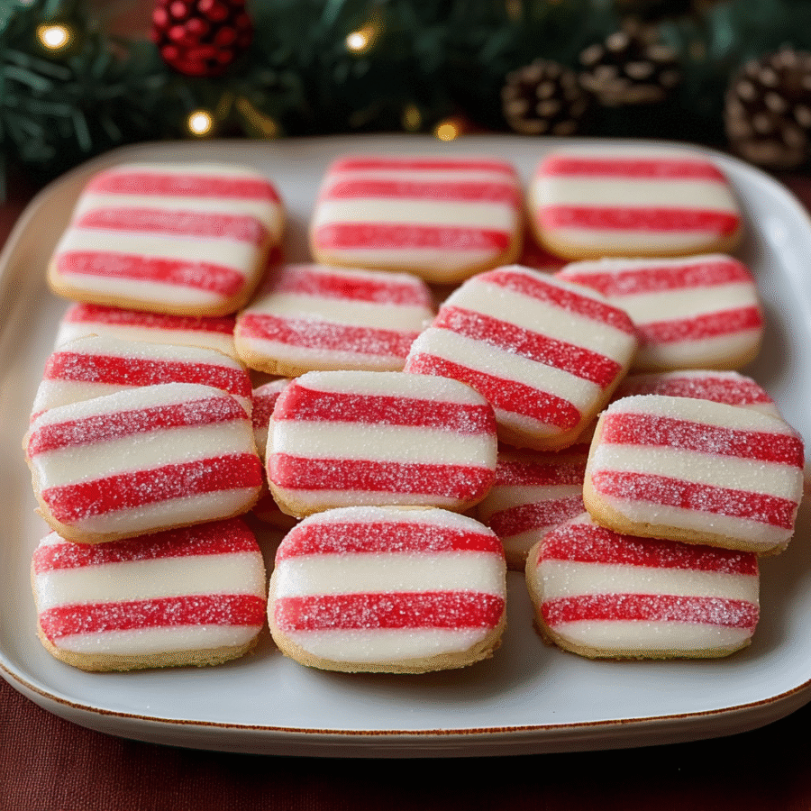 Peppermint Stripe Cookies