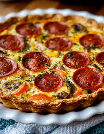 Pepperoni Pizza Quiche