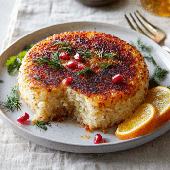 Persian Crispy Rice Cake