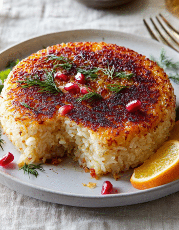 Persian Crispy Rice Cake