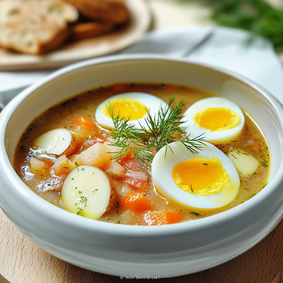 Polish Sour Rye Soup