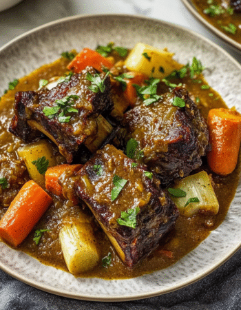 Pressure Cooker Curry Short Ribs and Root Vegetables