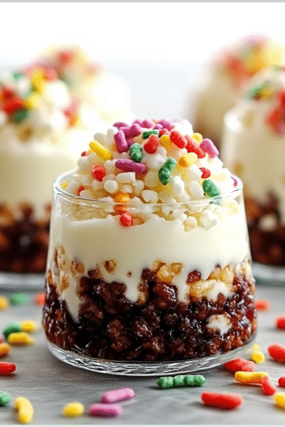 Rice Krispie Puddings