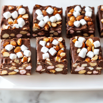 Rocky Road Ice Cream Bars