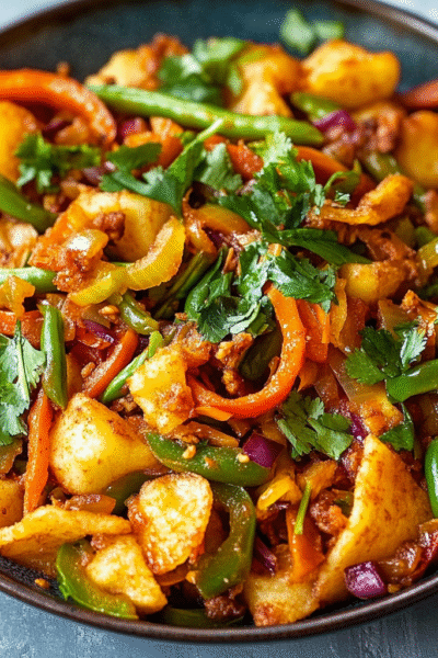 Sri Lankan Chopped Roti Stir-Fry