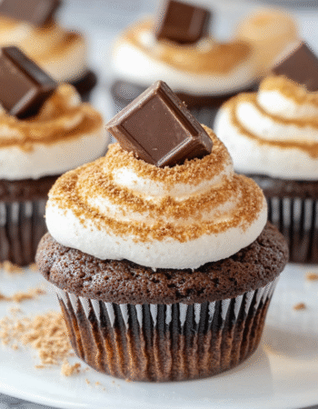 Sugar-free S'mores Cupcakes
