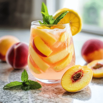 The Best Refreshing Peach Lemonade