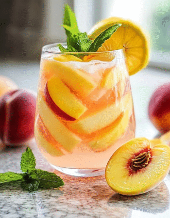 The Best Refreshing Peach Lemonade