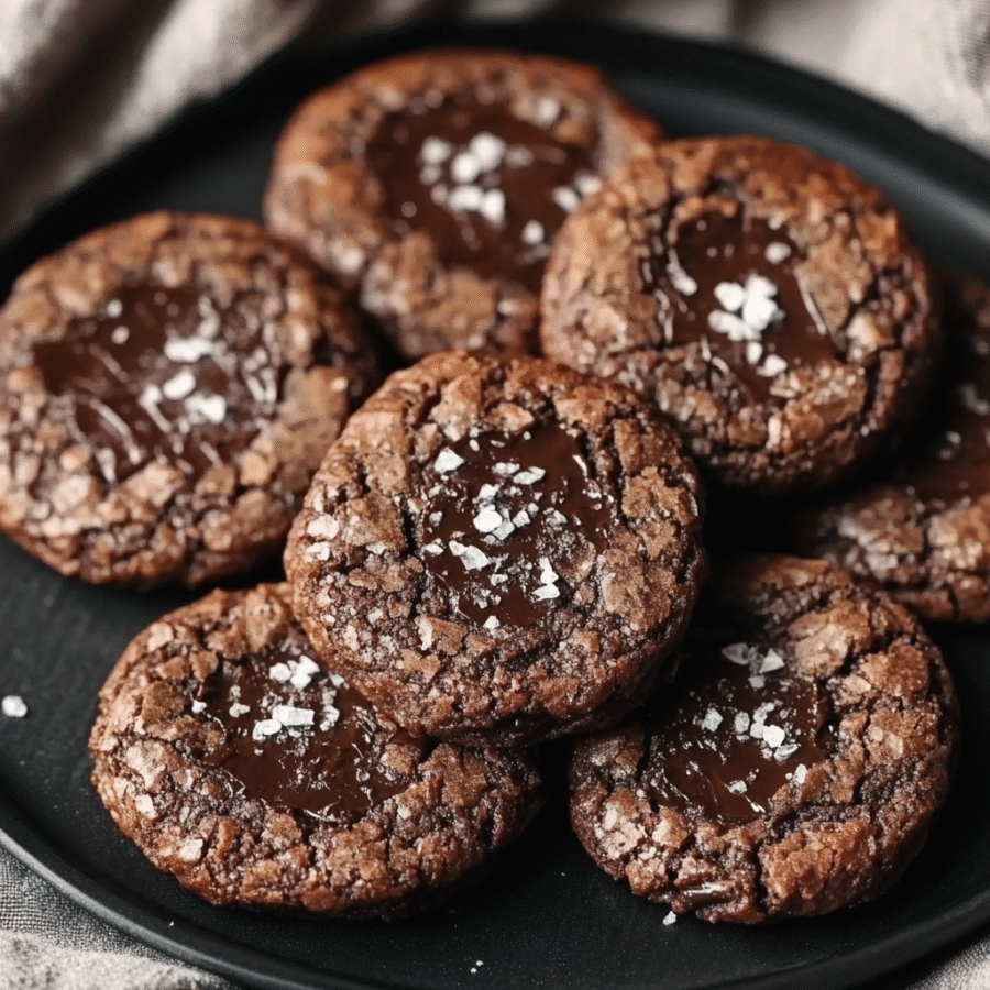 Tiny, Salty, Chocolaty Cookies