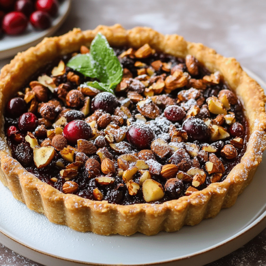 Vegan Keto Mince Pie Tart