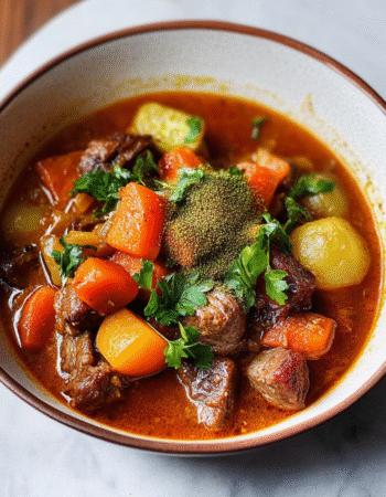 Yemeni Meat Stew with Fenugreek Foam