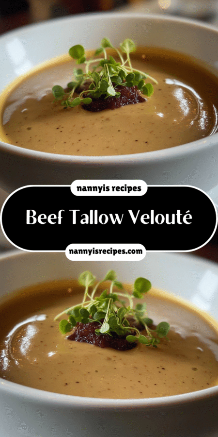 Beef Tallow Velouté: Discover Its Rich Flavor Today! 7 22 4