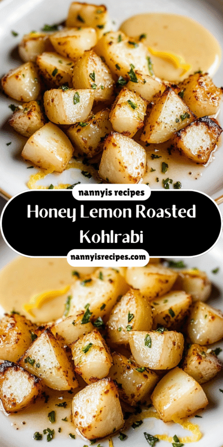 Honey Lemon Roasted Kohlrabi: A Sweet, Savory Delight! 7 26 2