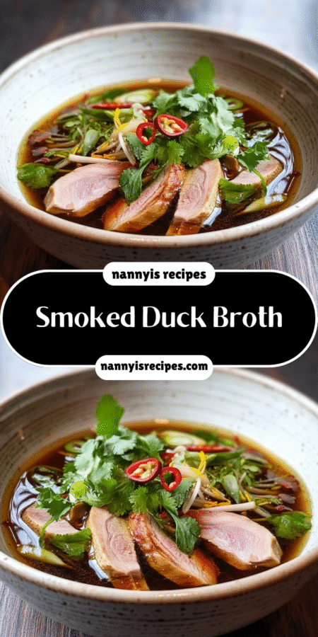 Smoked Duck Broth: Discover a Flavorful Recipe Today! 7 31 1