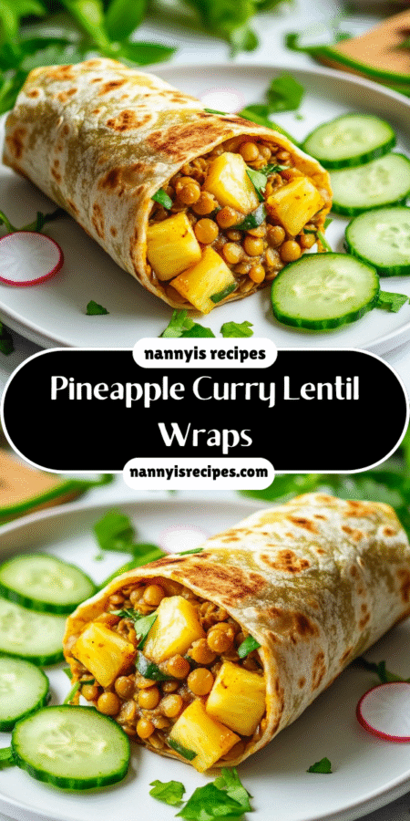 Pineapple Curry Lentil Wraps: A Flavorful Delight to Try! 7 5 3