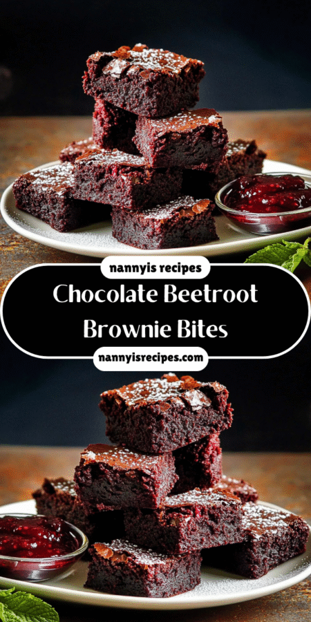 Chocolate Beetroot Brownie Bites are a must-try treat! 7 6 3
