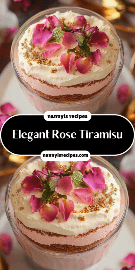 Elegant Rose Tiramisu: Discover This Delightful Recipe! 7 8 6