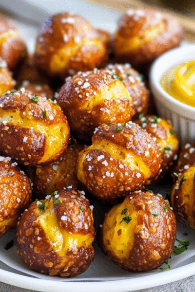 Air Fryer Keto Pretzel Bites