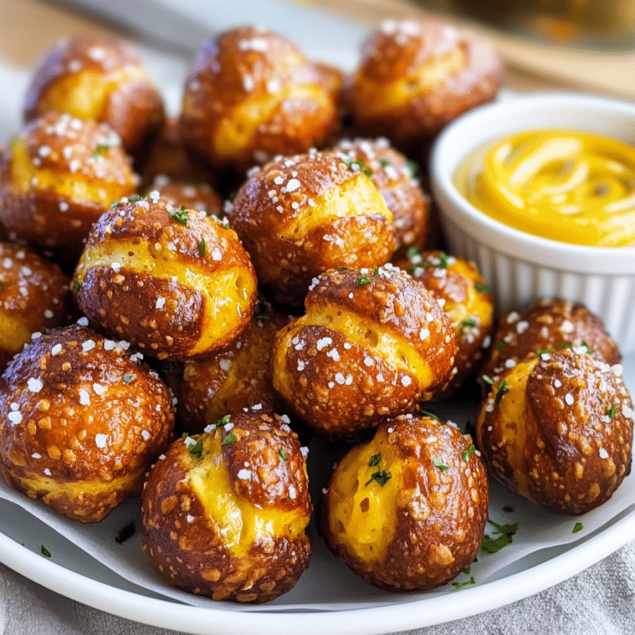 Air Fryer Keto Pretzel Bites