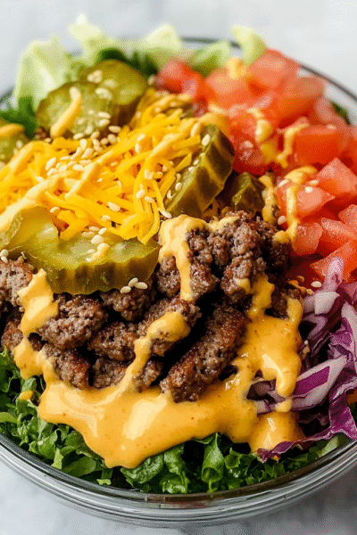 Big Mac Salad Bowl