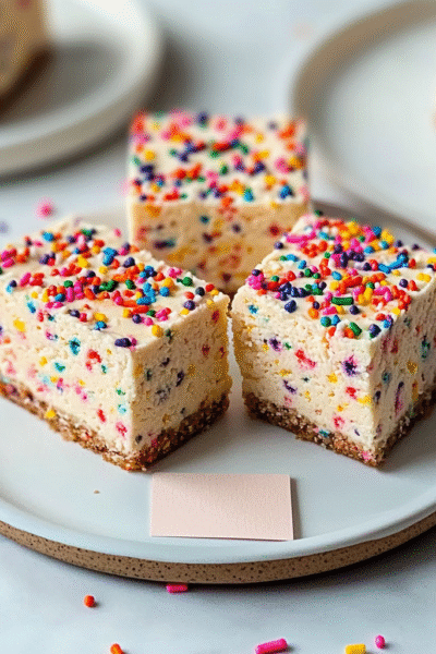 Buff Birthday Cake Protein Bars Recipe