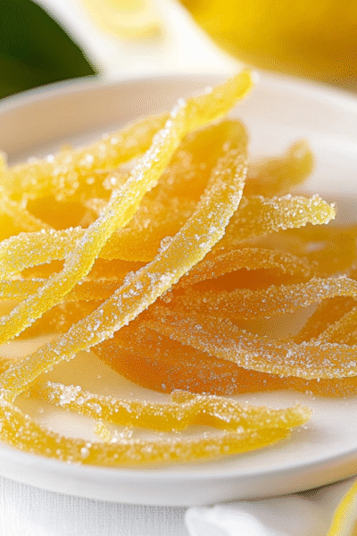 Candied Lemon Peel Recipe