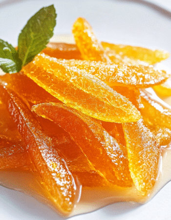 Candied Orange Peel in Syrup
