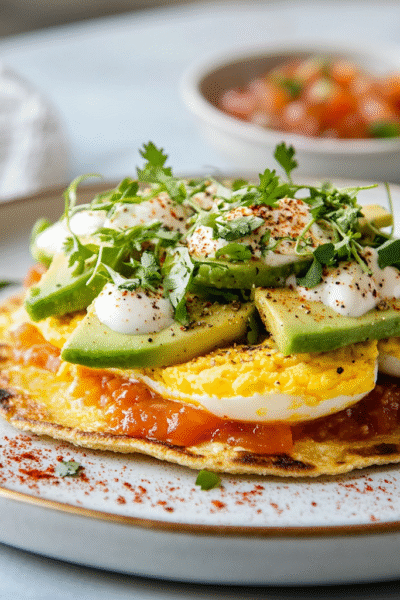 Chiffon Egg Tostadas