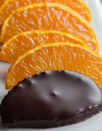 Chocolate-covered oranges
