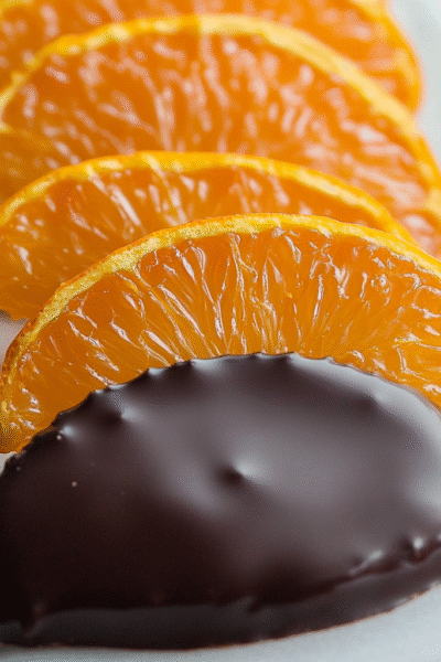 Chocolate-covered oranges